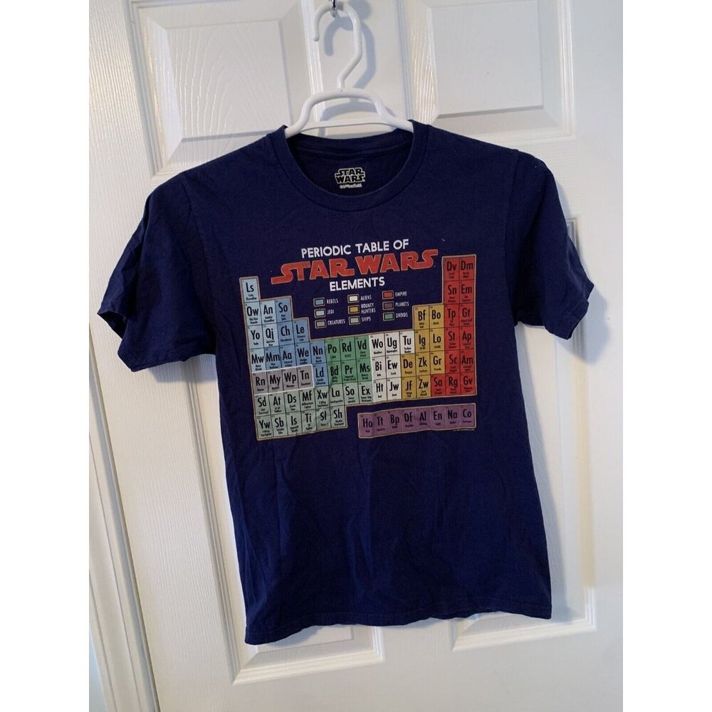 Star Wars Periodic Table Of Elements Graphic T-Shirt Size Estimated Child Medium